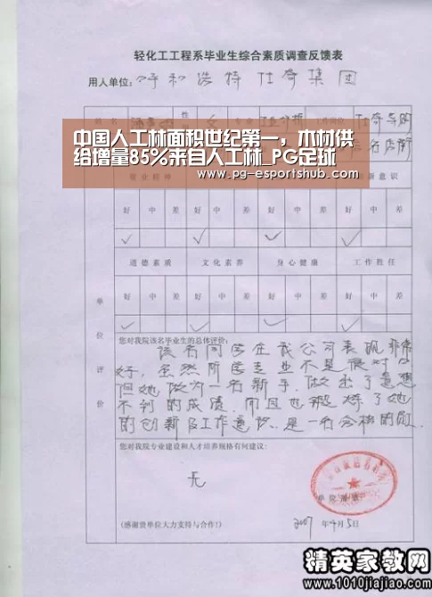 中国人工林面积世纪第一,木材供给增量85%来自人工林_PG足球(图1) PG竞猜